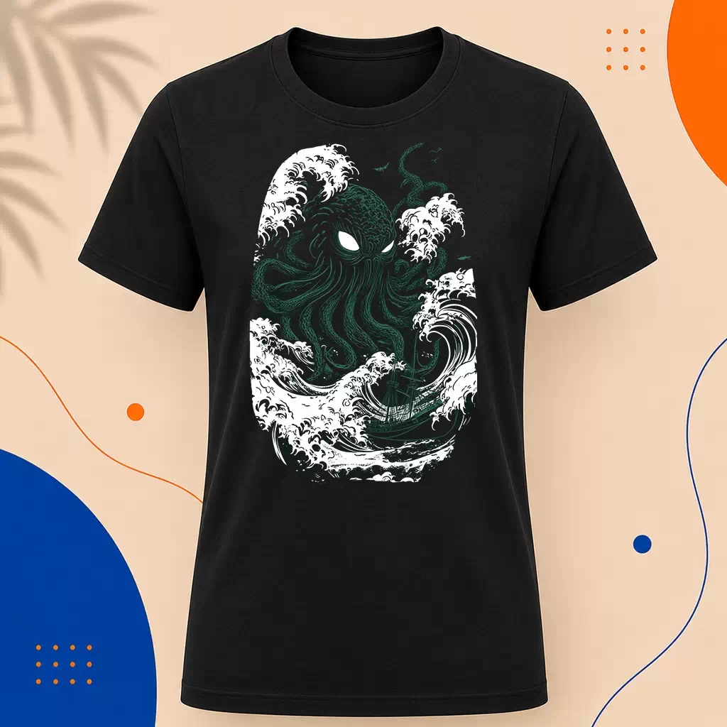 Pánské tričko - Kraken - Moře bez naděje